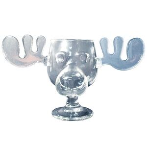 National Lampoon’s Christmas Vacation Glass Moose Mug Clark Griswold ICUP New